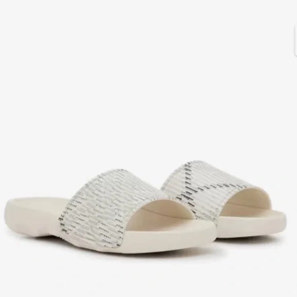 Burberry Cream Check Slide Sandals - Picture 8 of 13